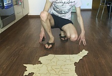 Житель Коми начал выпуск карты-конструктора региона