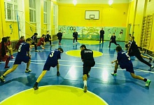 Ухтинские футболисты поделились мастерством с юными спортсменами