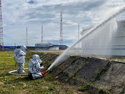 АО «Транснефть – Север» провело плановые пожарно-тактические учения на НПС