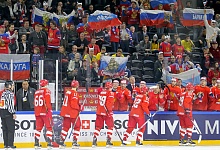 Российские хоккеисты одержали третью крупную победу на ЧМ подряд