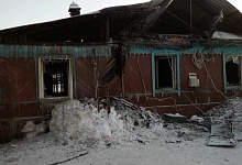 В Сосногорске пожар уничтожил дом многодетной семьи