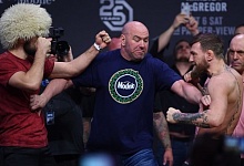 Хабиб Нурмагомедов победил Макгрегора в бою за титул чемпиона UFC‍