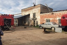 Пожар в частном гараже