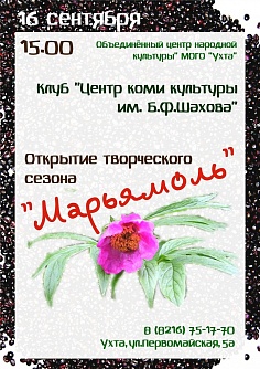 Программа «Марьямоль» Программа «Марьямоль»