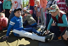В Ухте состязались веселые пожарные