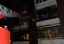 В Ухте в жилом доме произошел пожар 