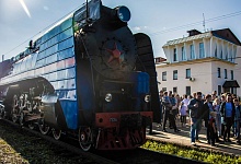 В Ухте побывал ретро-поезд на паровой тяге