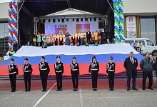 Ухта: День города, государственности Коми и российского флага.